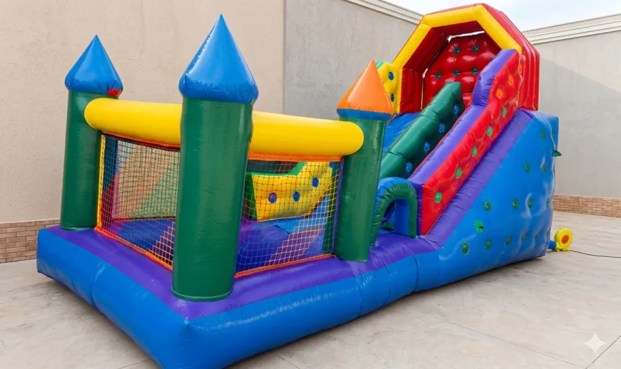 Tobogã com Piscina de Bolinhas
